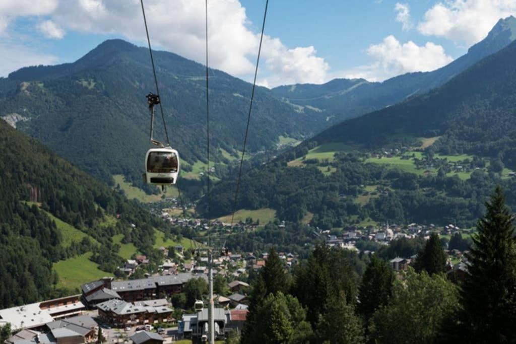 L'Enchalpe, Grand Et Lumineux Studio Avec Coin Montagne 5 Personnes, 60M Des Pistes, Piscine Couverte, Wifi, Grand Balcon Expo Est, Draps Non Compris Saint-Jean-dʼAulps Εξωτερικό φωτογραφία
